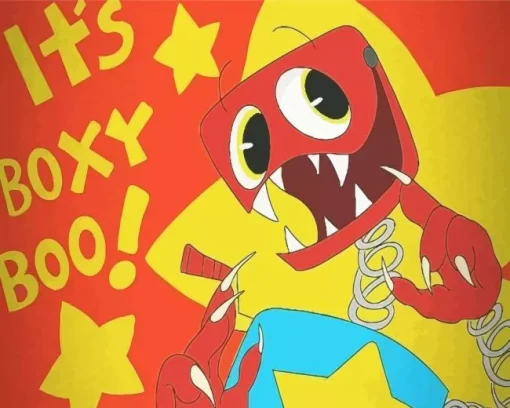 Boxy Boo Poster Diamond Painting