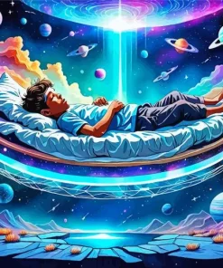 Boy In Space Diamond Painting