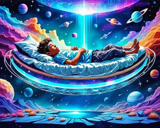 Boy In Space Diamond Painting