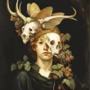 Boy With A Skull Diamond Painting
