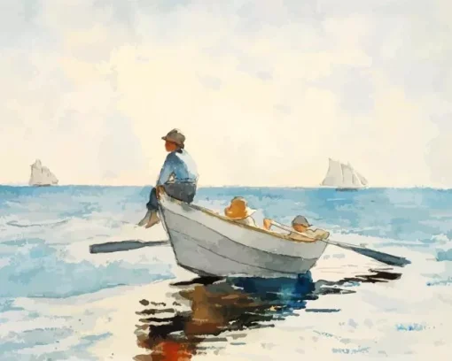 Boys In A Dory Winslow Homer Diamond Painting