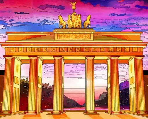 Brandenburg Gate Art Diamond Painting