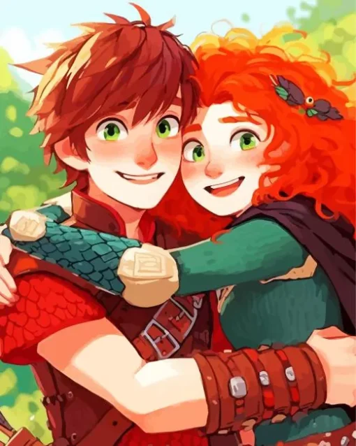 Brave Merida Boyfriend Diamond Painting