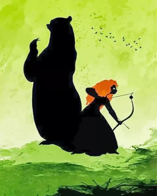 Brave Silhouette Diamond Painting