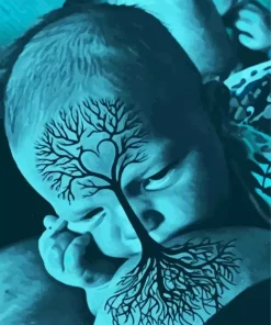 Breastfeeding Tree Diamond Painting