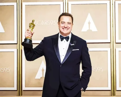Brendan Fraser Oscar Nominations Diamond Painting