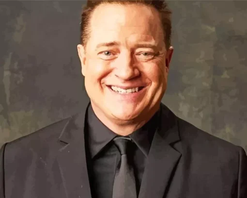 Brendan Fraser Smiling Diamond Painting