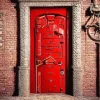 Brick Red Door Diamond Painting