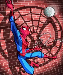 Brick Wall Spider Man Diamond Painting
