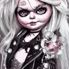 Bride Of Chucky Tiffany Diamond Painting