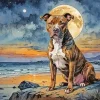 Brindle Pitbull Diamond Painting