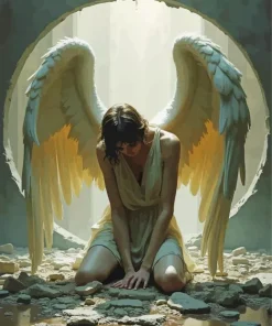 Broken Angel Art Diamond Painting