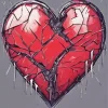 Broken Heart Diamond Painting