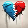 Broken Heart Art Diamond Painting
