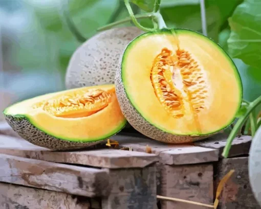 Cantaloupe Melon Diamond Painting