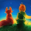Cartoon Boy And Fox Diamond Painting