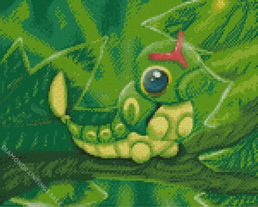 Caterpie Pokemon Diamond Painting