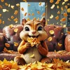 Chipmunk Face Art Diamond Painting