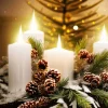 Christmas Candles Diamond Painting