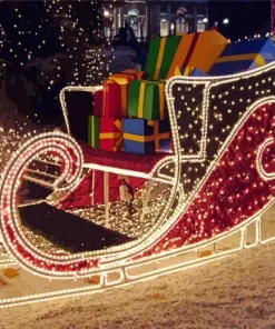Christmas Sleigh Diamond Painting
