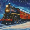 Christmas Train Diamond Painting