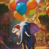 Circus Elephant Diamond Painting