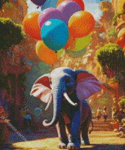 Circus Elephant Diamond Painting