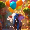 Circus Elephant Diamond Painting