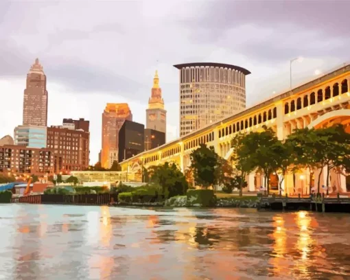 Cleveland Ohio Diamond Painting