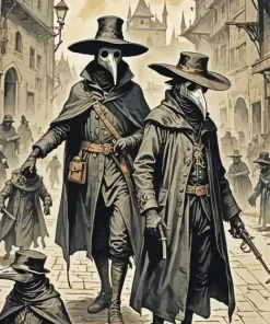 Cool Dr Plague Art Diamond Painting