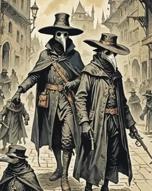 Cool Dr Plague Art Diamond Painting