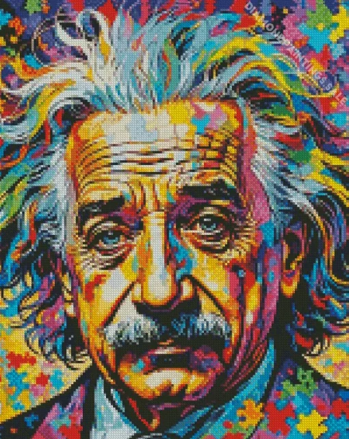 Cool Einstein Pop Art Diamond Painting