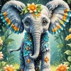 Cool Elephant Fairy Art Diamond Painting