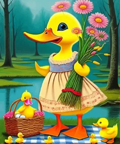 Cool Female Duck Diamond Painting