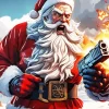 Cool Fighting Santa Art Diamond Painting