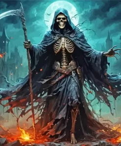 Cool Grim Reaper Diamond Painting