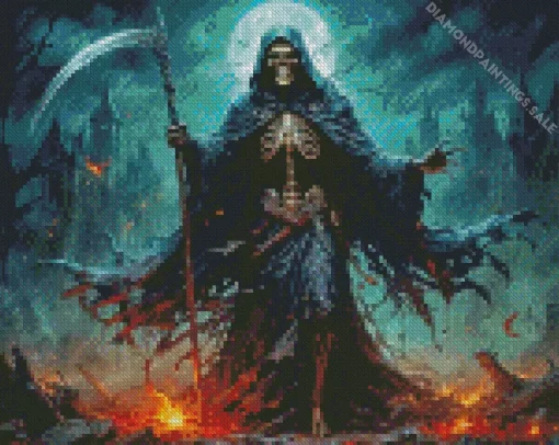 Cool Grim Reaper Diamond Painting