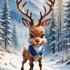 Cool Rudolph Art Diamond Painting