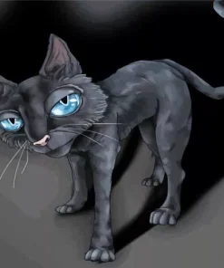 Coraline Cat Diamond Painting