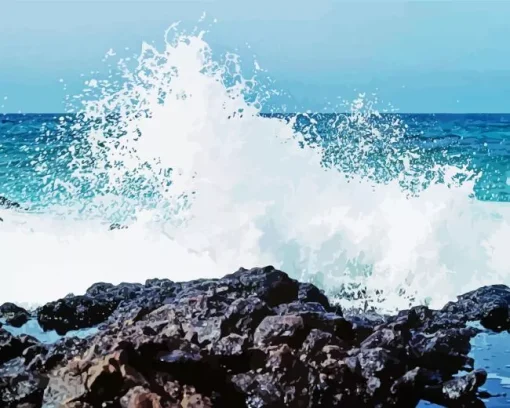 Crashing Wave Diamond Painting
