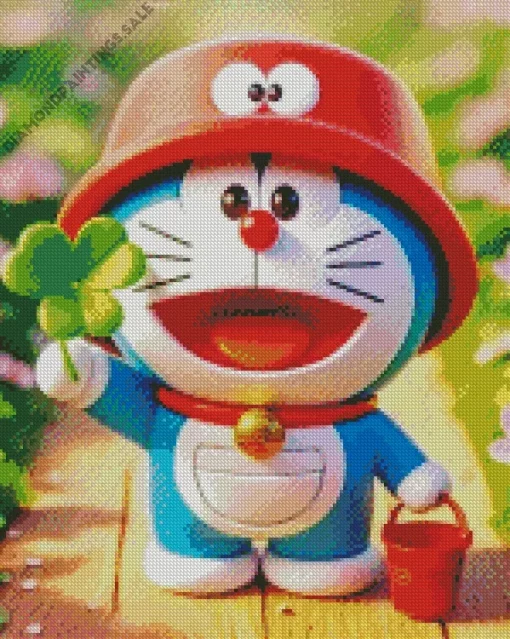 Cute Doraemon Diamond Painting