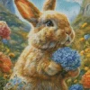 Cute Bunny Art Diamond Painting