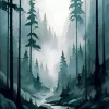 Dark Forest Diamond Painting