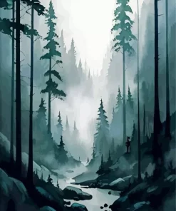 Dark Forest Diamond Painting