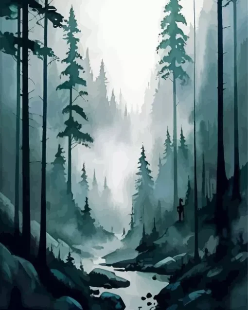Dark Forest Diamond Painting