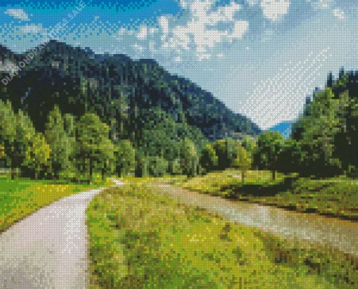 Dirt Road Art Diamond Painting