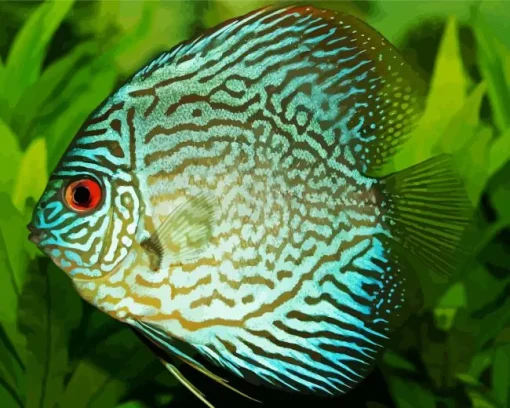 Discus Fish Art Diamond Painting