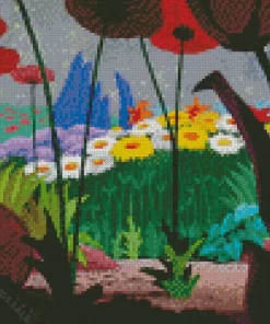 Disney Alice In Wonderland Flowers Diamond Painting