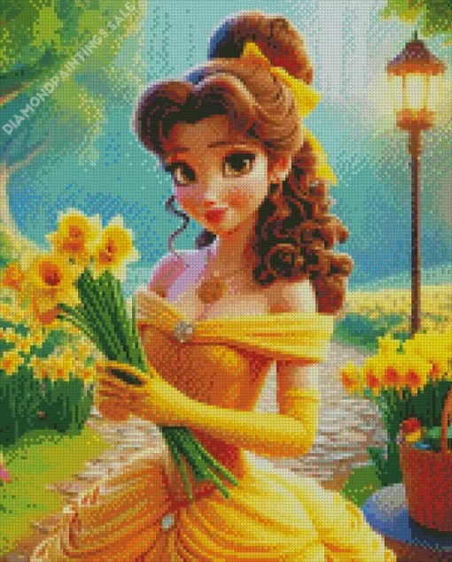 Disney Princess Belle Diamond Painting