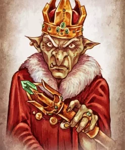 DnD Goblin King Diamond Painting